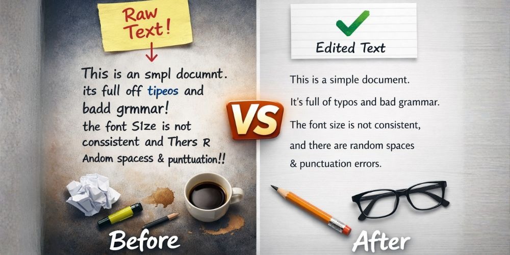 Draft vs Final Book Version