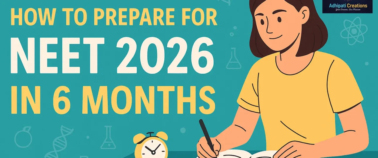 How to Prepare for NEET 2026 in 6 Months
