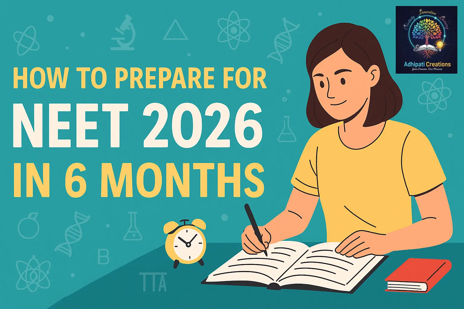 How to Prepare for NEET 2026 in 6 Months -Adhipati Creations
