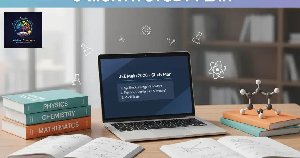 Crack JEE Main 2026 with Confidence – 6-Month Study Plan