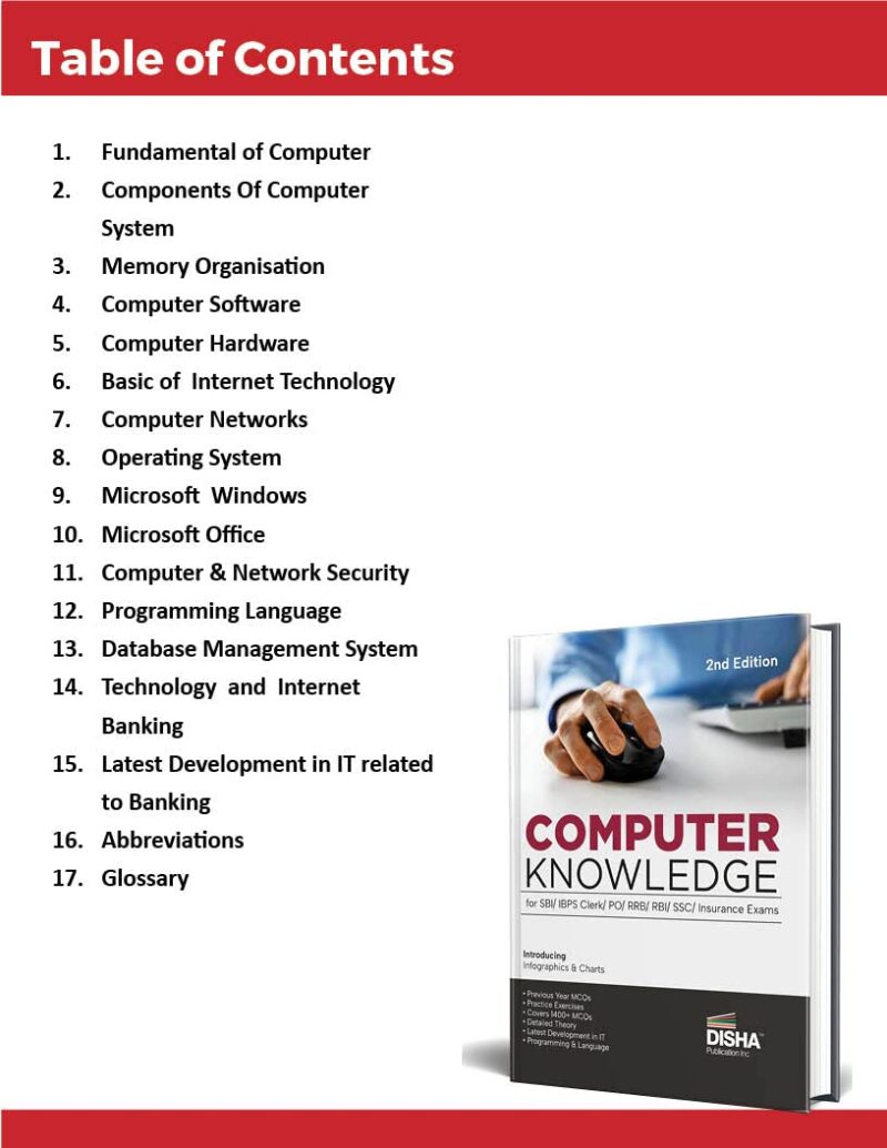 Computer Knowledge for SBI IBPS SSC Insurance Exams 2nd Ed