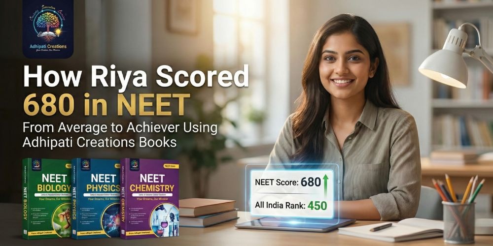 How Riya Scored 680 in NEET Using Adhipati Creations Books (1)