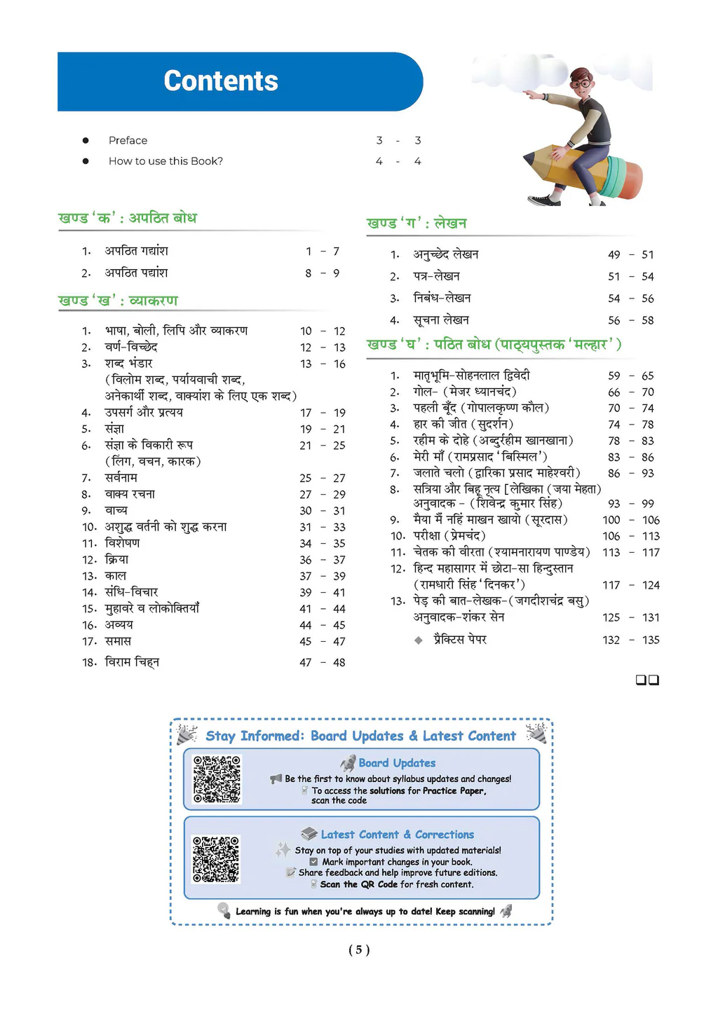 CBSE Class-6 One for All Hindi (Malhar) For 2025-26 Exam | As Per Latest NCERT & CBSE Syllabus | Chapter-Wise Question Bank, Revision Notes, Literature, Grammar & Competency Based Questions - Image 2
