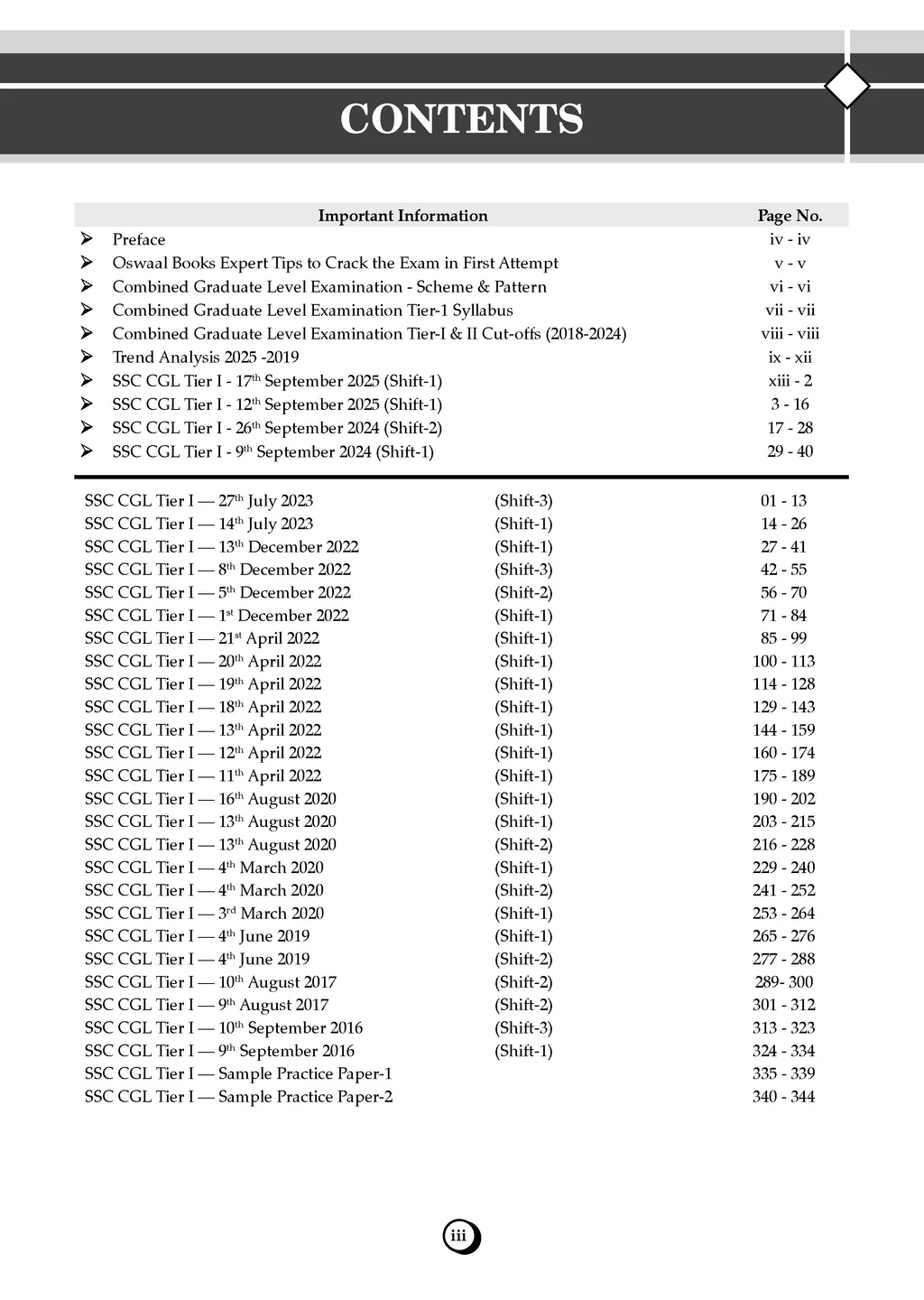 SSC Staff Selection Commission CGL Combined Graduate Level Tier-1 29 Previous Solved Papers Year-wise (2016 to 2025) For Exam 2026 - Image 2