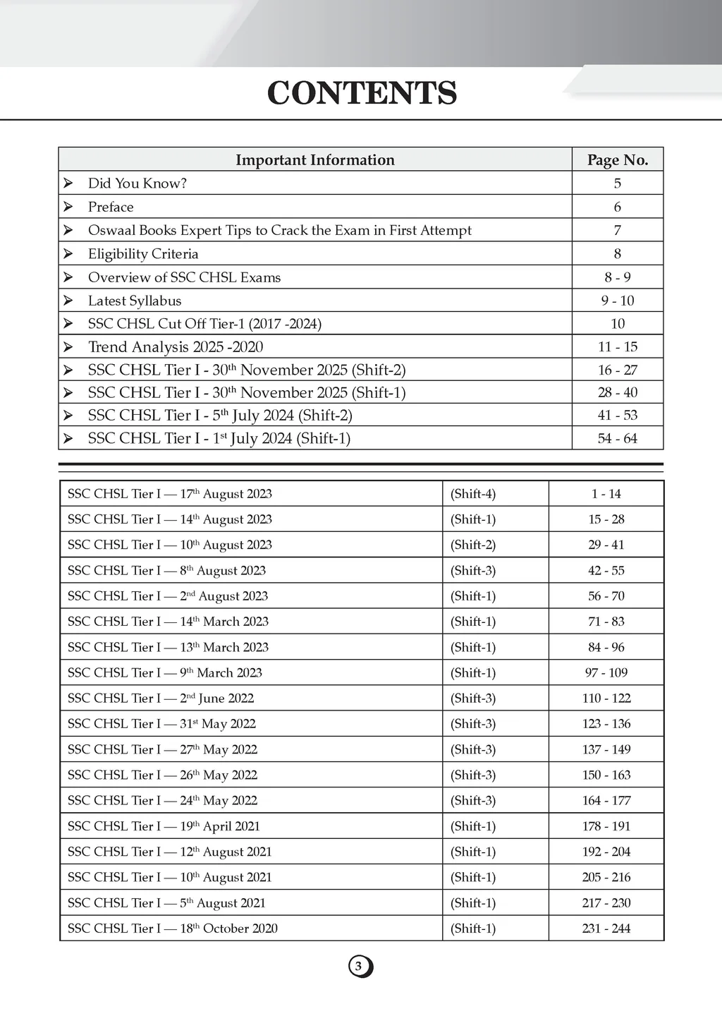 SSC CHSL TIER-1 Combined Higher Secondary Level 29 Previous Solved Papers (2017-2025) For 2026 Exam - Image 2