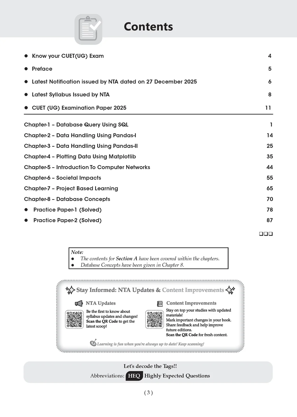 NTA CUET (UG) Chapter-wise Question Bank Informatics Practices For 2026 Exam (as per latest 27 Dec., notification) | PYQs & 400+ NCERT aligned MCQs |With Oswaal AI - Image 2