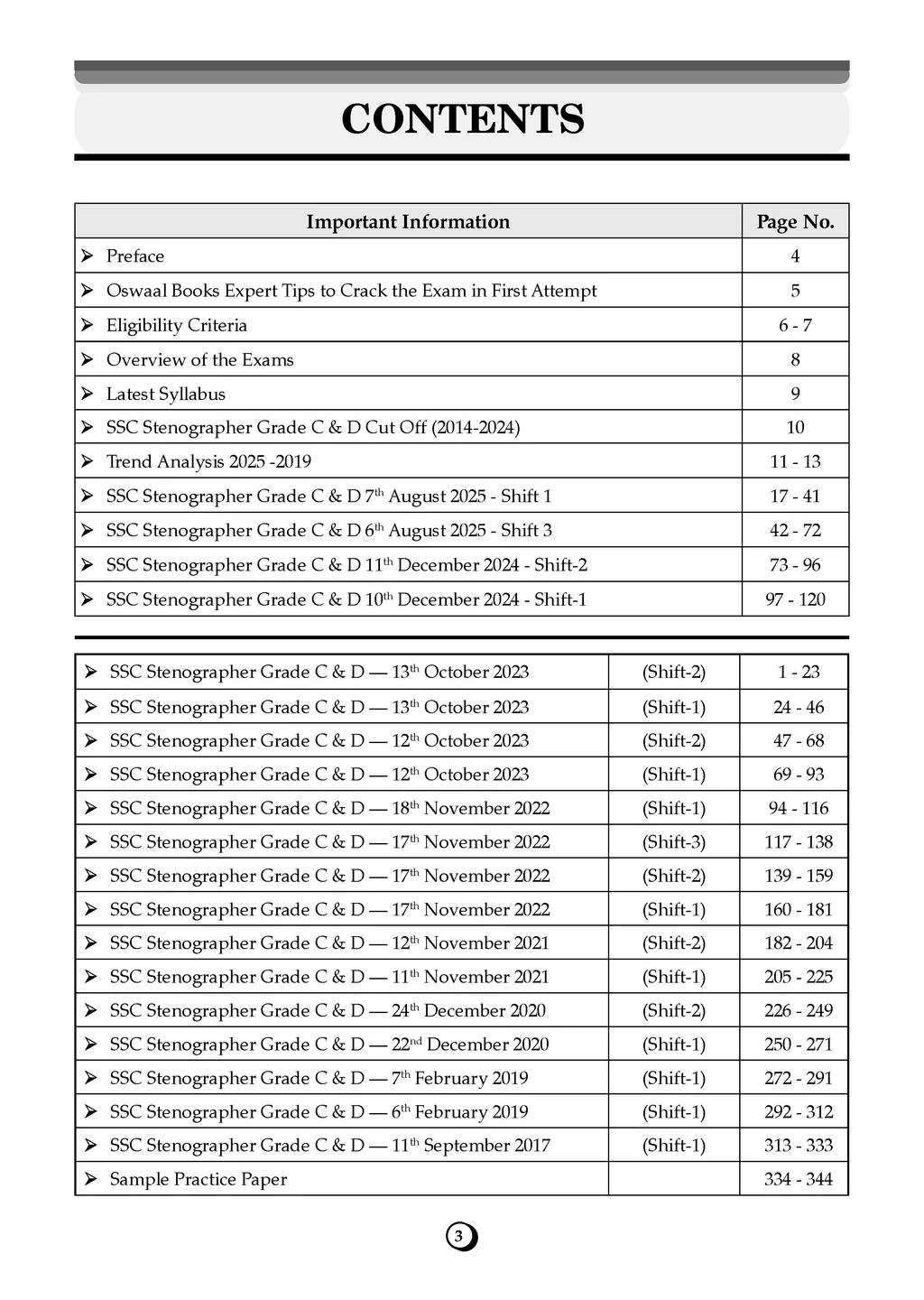 SSC Staff Selection Commission Stenographer Grade C & D 19 Previous Years Solved Papers (2017 to 2025) (For 2026 Exam) - Image 2
