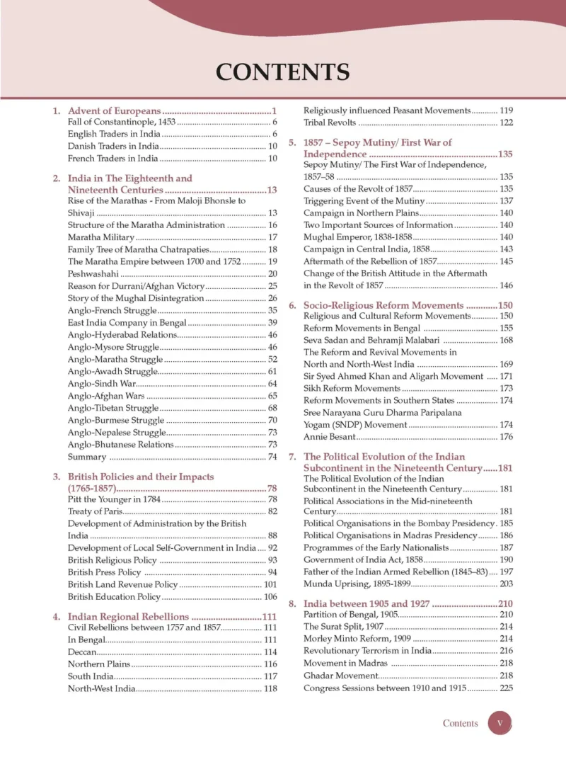 Oswaal Modern Indian History for UPSC civil services preliminary and ...