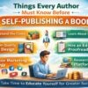 Things Every Author Must Know Before Self-Publishing a Book