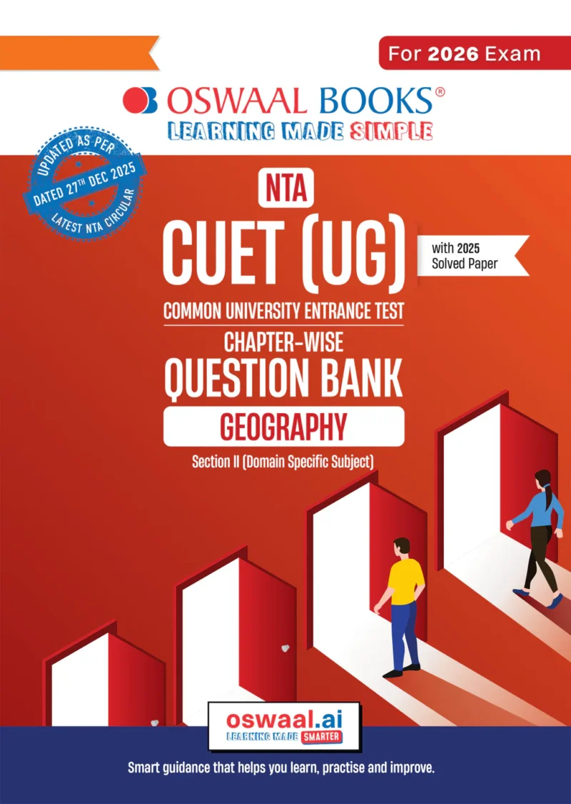 NTA CUET (UG) Chapter-wise Question Bank Geography For 2026 Exam (as ...
