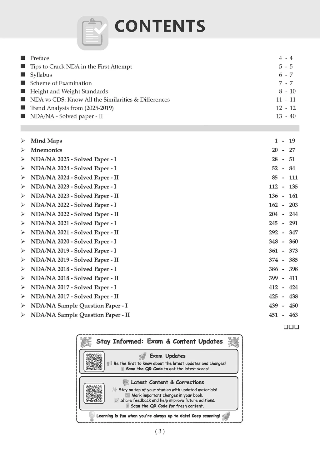 NDA-NA (National Defence Academy/Naval Academy) 17 Previous Solved Papers | Yearwise (2017-2025) (I & II) General Ability Test & Mathematics (Set of 2 Books) For 2026 Exam - Image 2