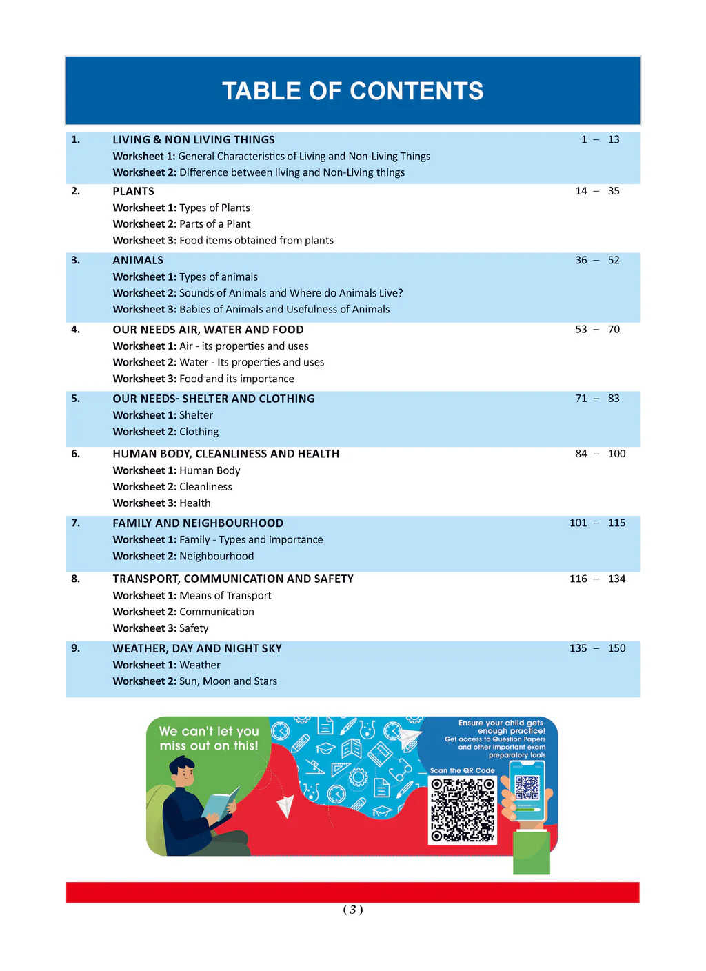 One For All Workbook Concept Wise Class-1 Science & General Knowledge (Set Of 2 Books) (For Latest Exam) - Image 3