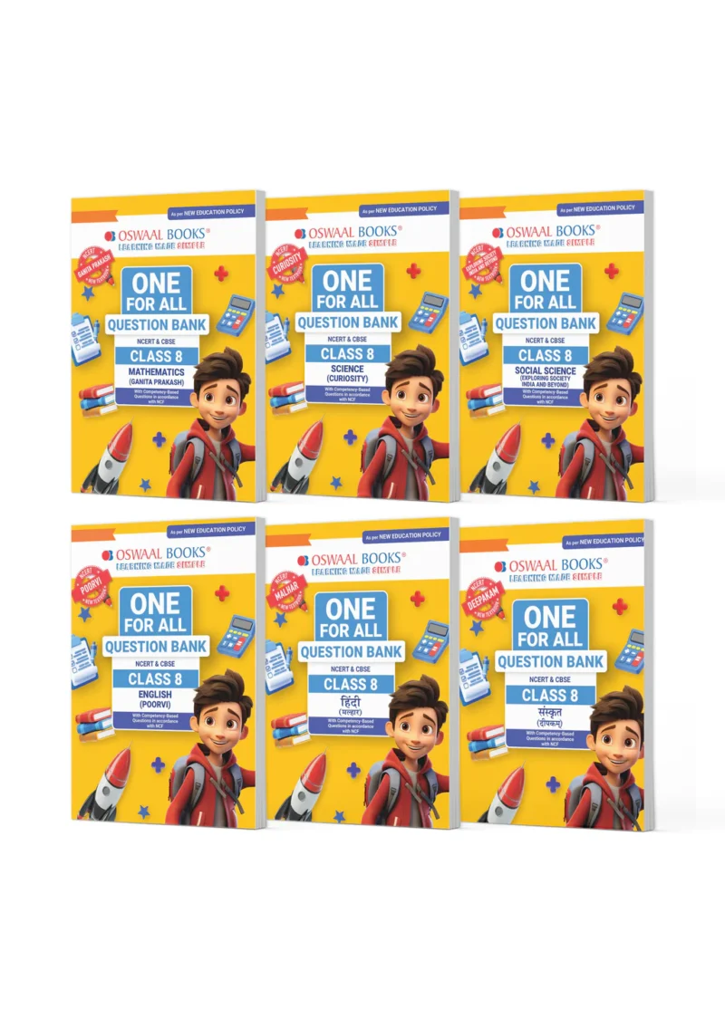 One For All Question Banks NCERT & CBSE Class 8 (Set of 6 Books ...