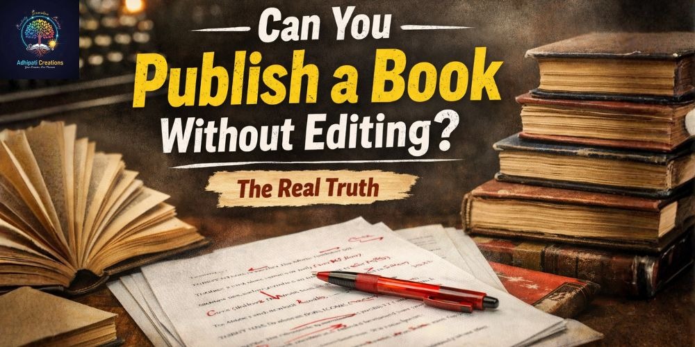 Can You Publish a Book Without Editing The Real Truth