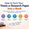 How to turn a research paper or thesis into a book