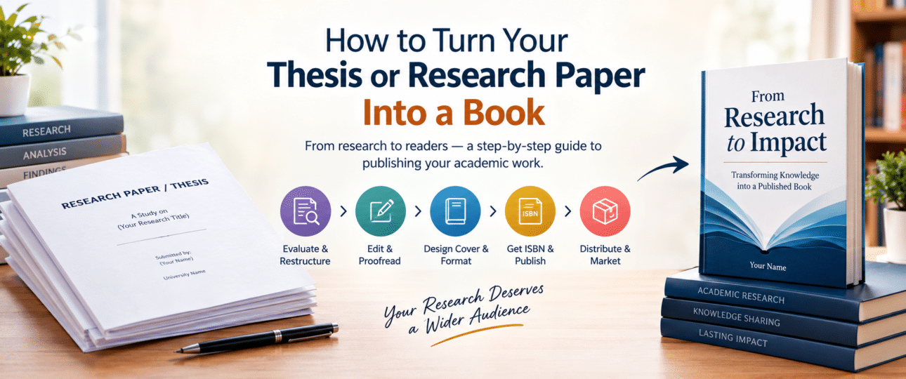 How to turn a research paper or thesis into a book