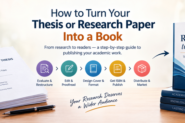 How to turn a research paper or thesis into a book