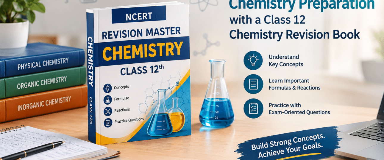 Class 12 Chemistry revision book for concept revision and exam preparation