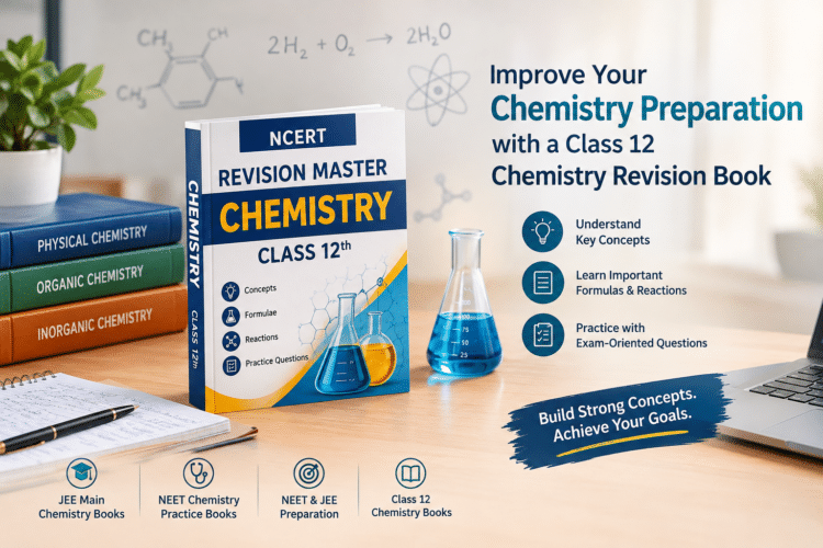 Class 12 Chemistry revision book for concept revision and exam preparation